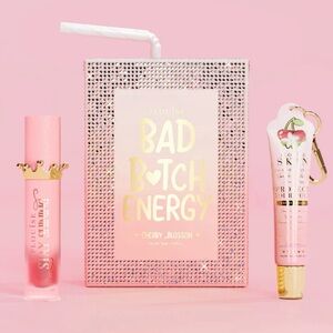 Plouise Crystal bling Bad B energy lip duo cherry blossom collectors